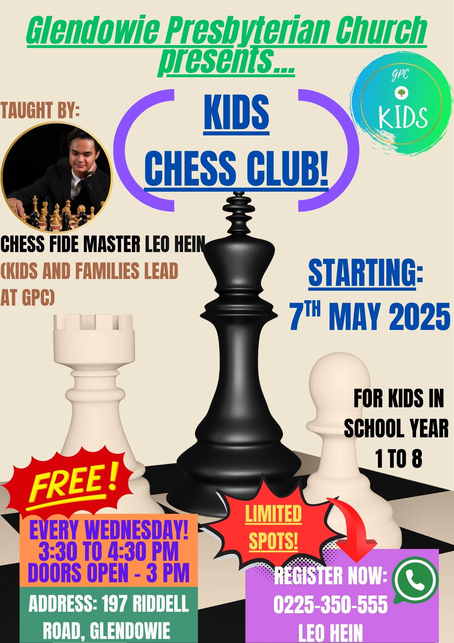 Chess Club Flyer