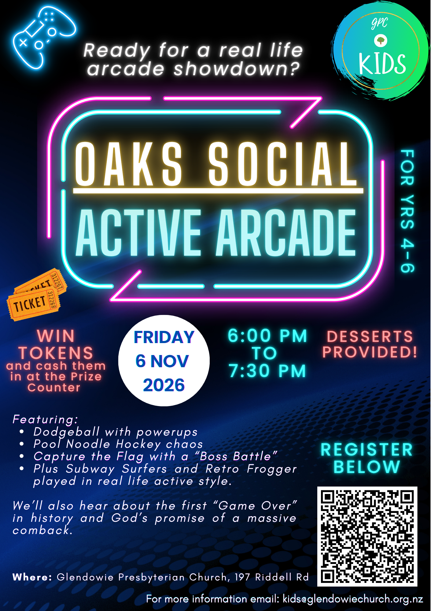 Oaks Social Active Arcade